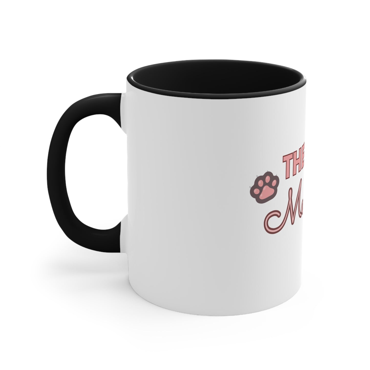 Cute Cat Lover Accent Mug - 'The Best Meowther' Gift for Pet Moms